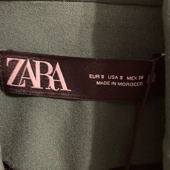 NWT Zara Double Breasted Vest Size Small - Picture 2 of 9